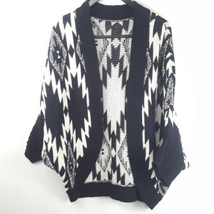 Southwest 90's Style Chunky Sweater Cardigan